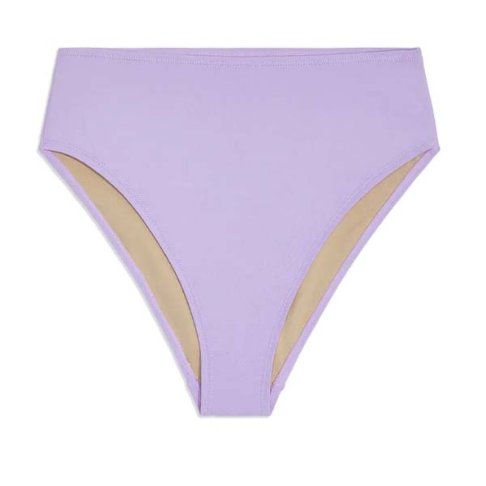NWT Weworewhat Women's High Waist Bikini Bottom Small S